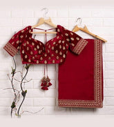 Latest Fancy Designer Saree With Blouse