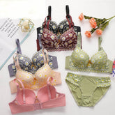 (Pack of 8) Women's Bra Panty Lingerie Set for Girl's | L-104