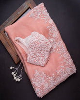 Latest Fancy Designer Saree With Blouse