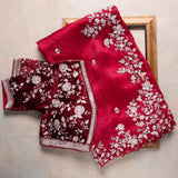 Latest Fancy Designer Saree With Blouse