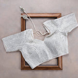 New Fancy Designer Saree With Blouse