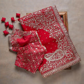 Latest Fancy Designer Saree With Blouse