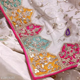 New Fancy Designer Saree With Blouse