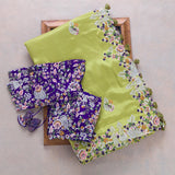 New Fancy Designer Saree With Blouse