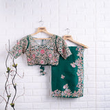 New Fancy Designer Saree With Blouse