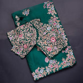 New Fancy Designer Saree With Blouse