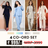 Stylish & Versatile 4 Co-ord Set Combo for Women| CO-05
