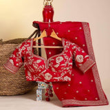 Latest Fancy Designer Saree With Blouse