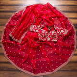 Latest Fancy Designer Saree With Blouse