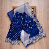 New Fancy Designer Saree With Blouse