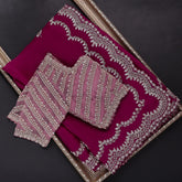 New Fancy Designer Saree With Blouse