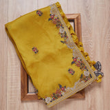 New Fancy Designer Saree With Blouse