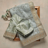 New Fancy Designer Saree With Blouse