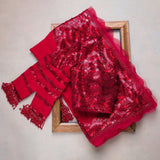 New Fancy Designer Saree With Blouse