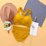 (Pack of 8) Women's  Bra Panty Lingerie Set for Girl's | L-129