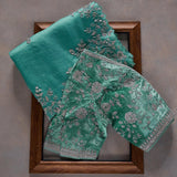 New Fancy Designer Saree With Blouse