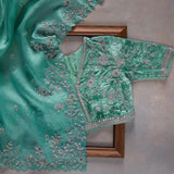 New Fancy Designer Saree With Blouse