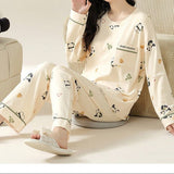 Baby Panda Built-In Bra PJ Set – Creamy Bamboo Dreams Edition