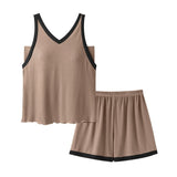 Cozy & Chic ā Pajama Set with Built-in Bra