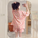 Heartcore Girlie Pajama Set – Built-In Bra Magic!