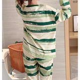 Mossy Vibes Pajama Set – Built-In Bra Edition