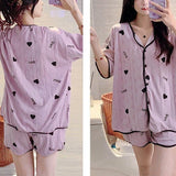 Sweetheart Vibes Pajama Set – With Built-In Bra!