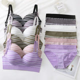 (Pack of 8) Women's  Bra Panty Lingerie Set for Girl's | L-107